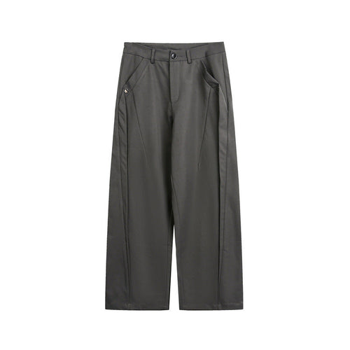 Damen Weite High-Waist Stoffhose mit Bügelfalte und seitlichen Eingrifftaschen Shop Nory