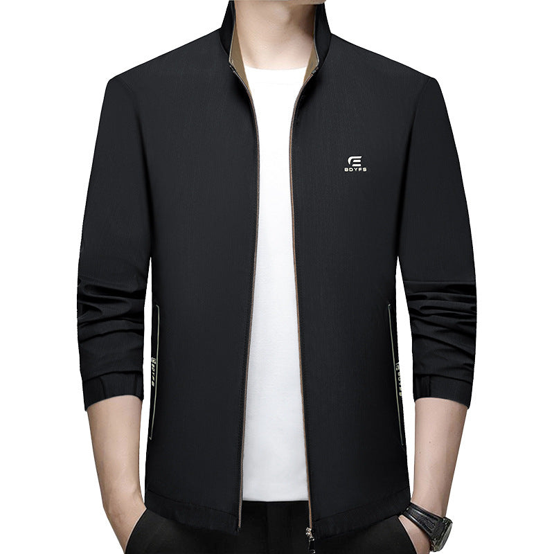 Herren Feldjacke mit Kontrast-Einsätzen und Brust-Reißverschlusstasche Shop Nory