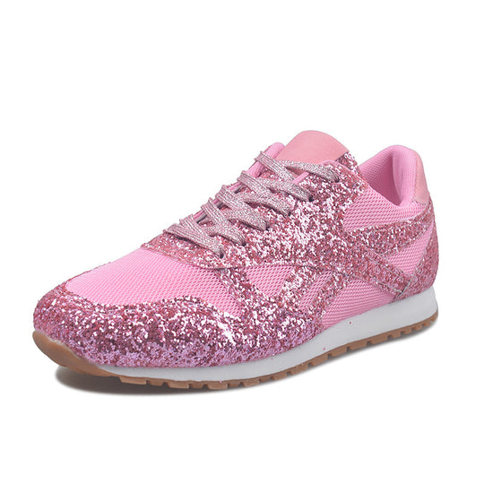 Damen Glitzer-Sneaker mit atmungsaktivem Mesh und profilierter Gummisohle Shop Nory