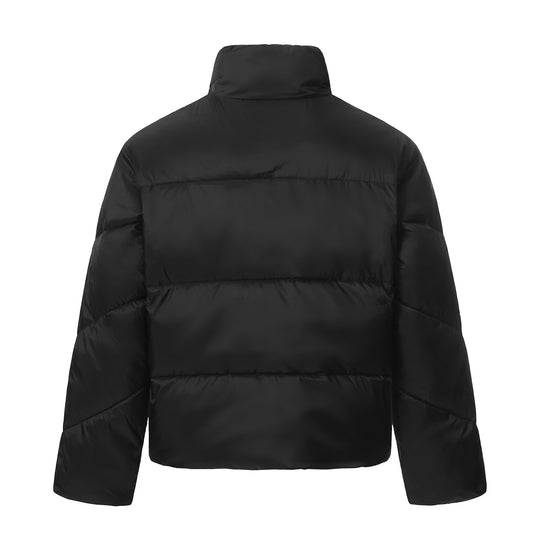 Unisex Kurze gesteppte Isolationsjacke mit wärmendem Funnelkragen Shop Nory