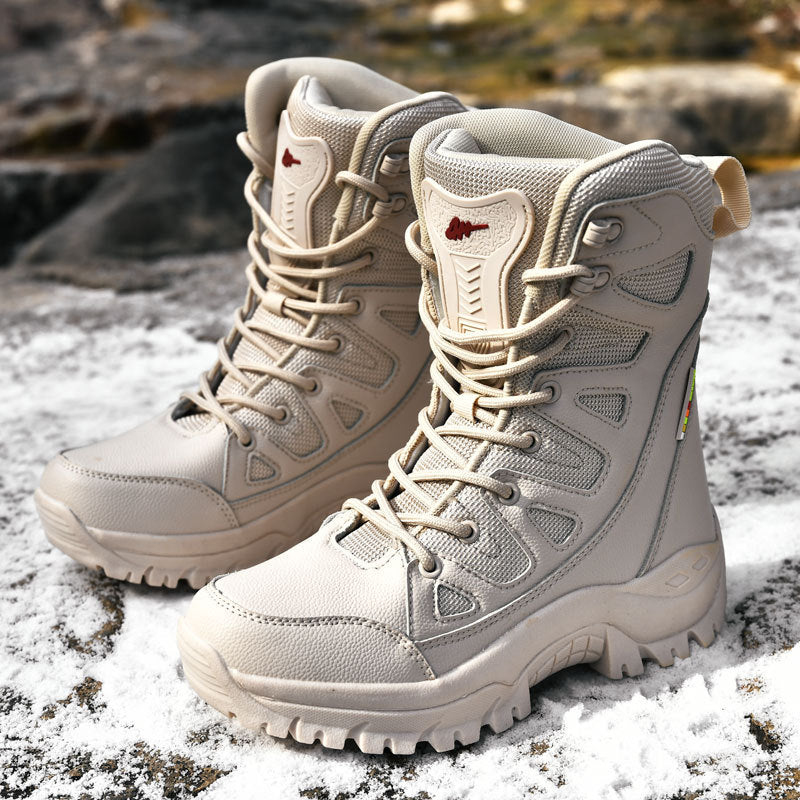 Damen Wasserfeste High-Top Wanderschuhe mit isolierender Innenausstattung