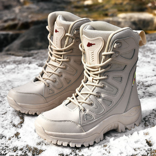 Damen Wasserfeste High-Top Wanderschuhe mit isolierender Innenausstattung