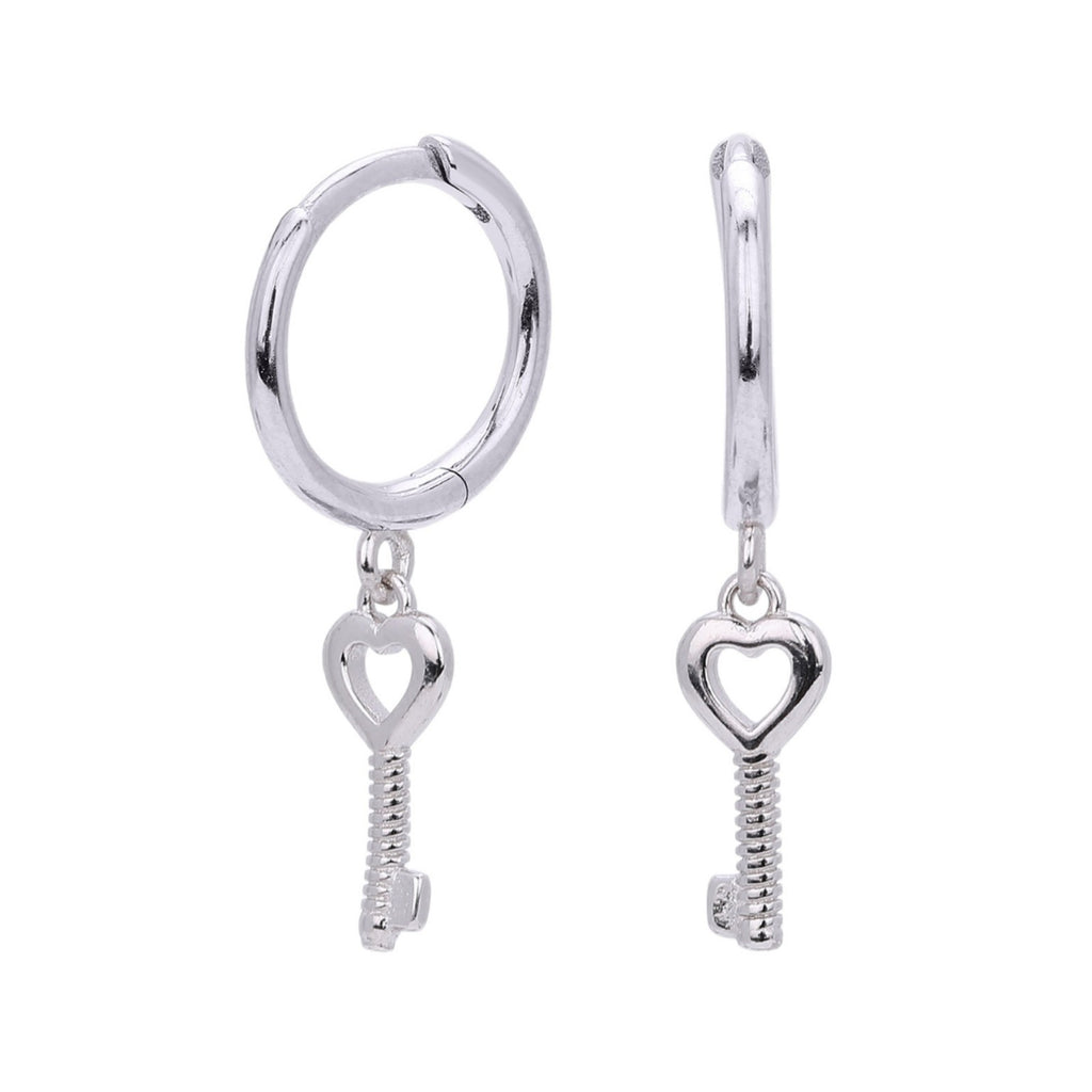Damen Ohrhänger mit Schlüsselanhänger aus 925 Sterling Silber Shop Nory