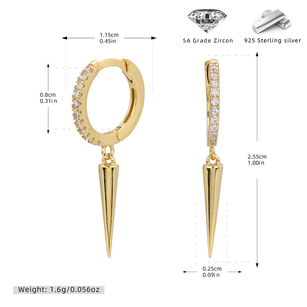 Damen Ohrhänger mit elegantem Spitzendesign aus 925 Sterling Silber Shop Nory