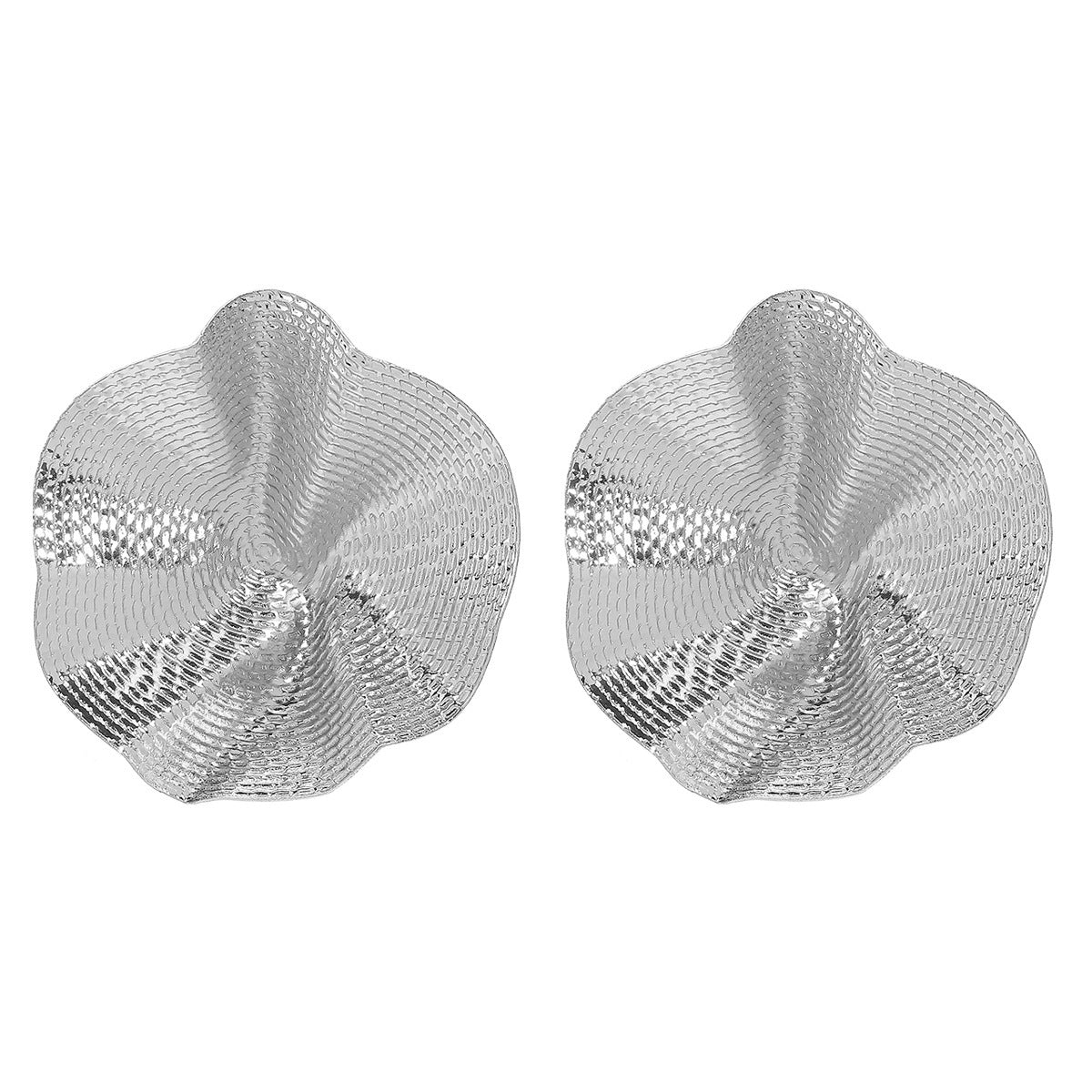 Damen Vintage Ohrstecker mit kunstvollem Wellen-Design Shop Nory