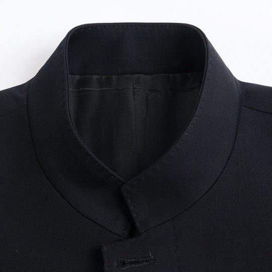 Herren Einreihiger Mantel mit Stehkragen und taillierter Silhouette Shop Nory