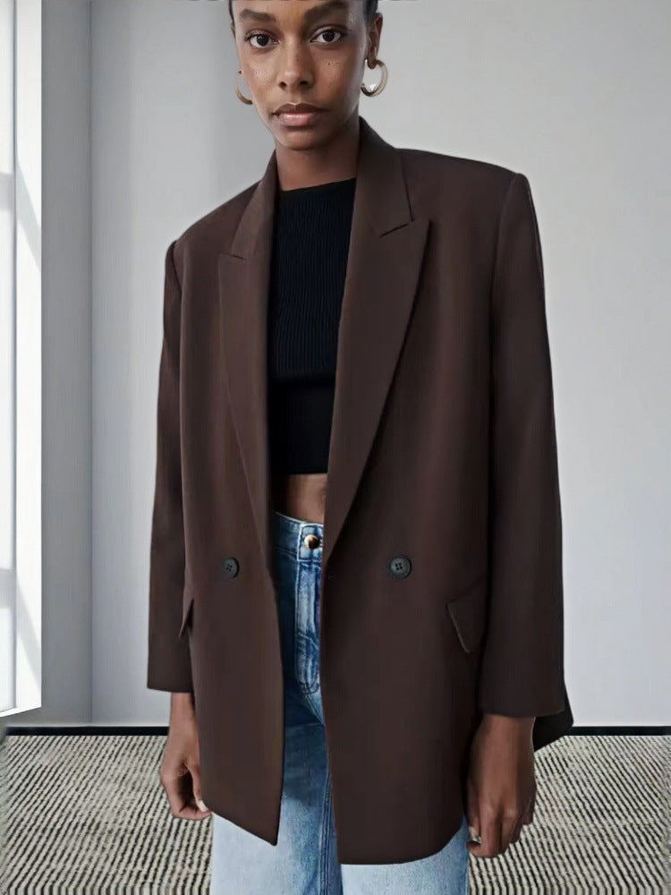 Damen Modischer und eleganter Oversized Blazer