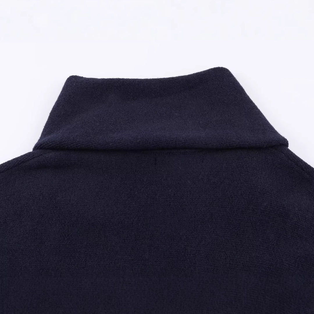 Damen Oversize Wollmix‑Mantel mit weitem Schalkragen, eingesetztem Schaldetail und dekorativem Knebelverschluss Shop Nory