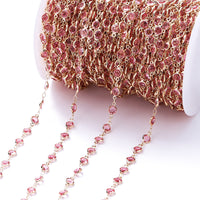 KC Goldkettchen Rosa Zirkonia