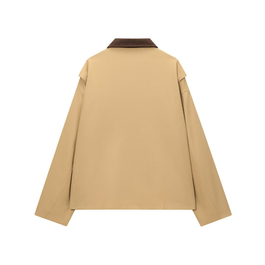 Damen Utility-Fieldjacke mit Cordkragen, Reißverschluss und aufgesetzten Klappentaschen Shop Nory