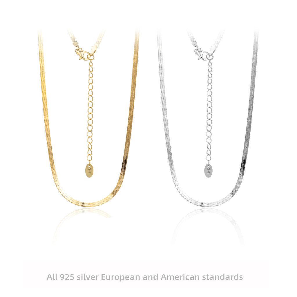 Damen feine Halskette aus hochwertigem 925 Sterling Silber Shop Nory