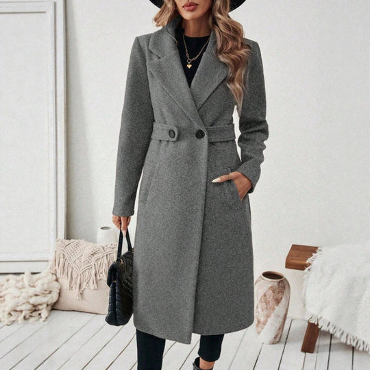 Damen Eleganter und moderner Langmantel