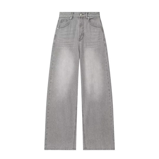Damen Hochtaillierte Jeans mit weitem Bein und geradem Schnitt Shop Nory