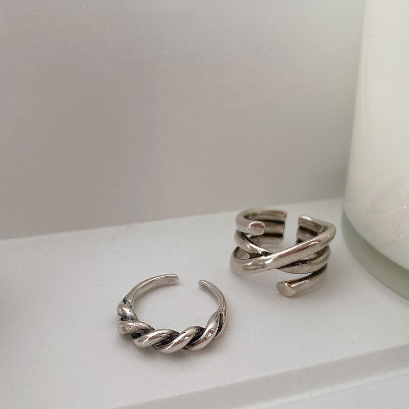Damenring mit elegantem geflochtenem Design Shop Nory