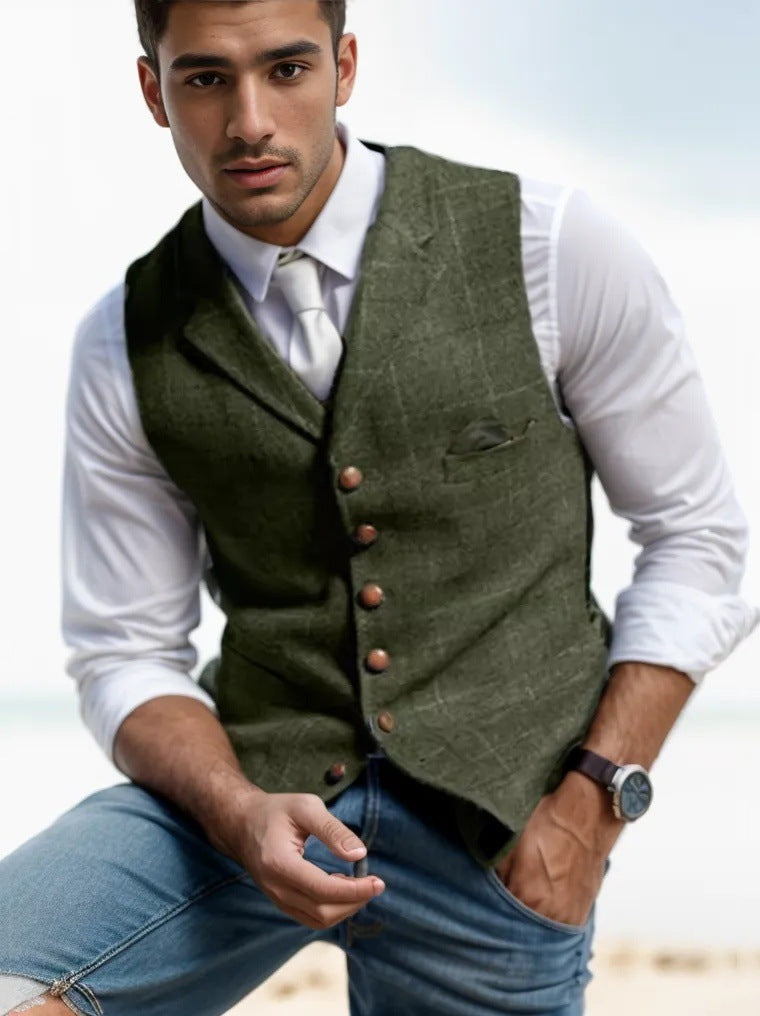 Herren elegante Weste im modernen Stil