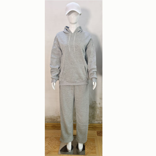 Damen nan extraweite Palazzo-Sweathose mit hohem Komfortbund, seitlichen Eingrifftaschen, Schlitz am Saum und Kordelzug Shop Nory