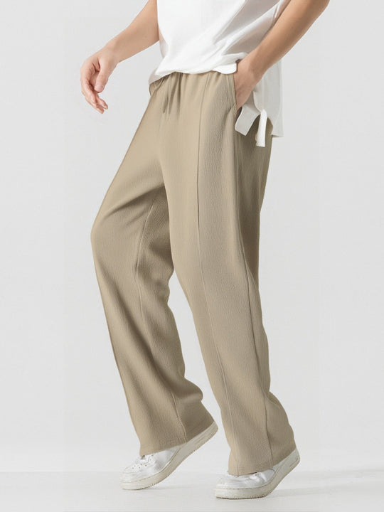 Herren Elegante, weite Freizeithose aus atmungsaktivem GewShopnorye