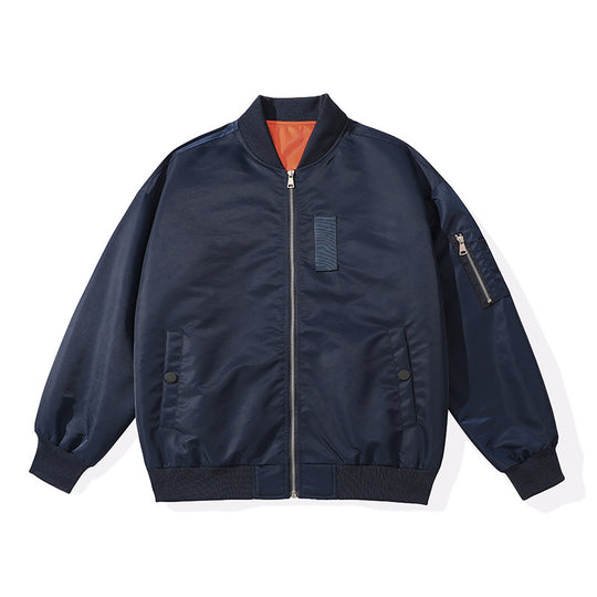 Herren Leichte Flieger-Bomberjacke mit wasserabweisender Shell und Kontrastfutter Shop Nory
