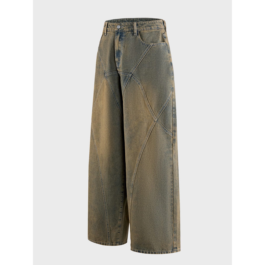 Damen Weite Jeans Shop Nory