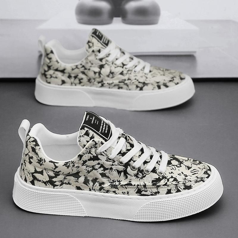 Damen Freizeitsneaker mit floralem Muster und rutschfester Sohle