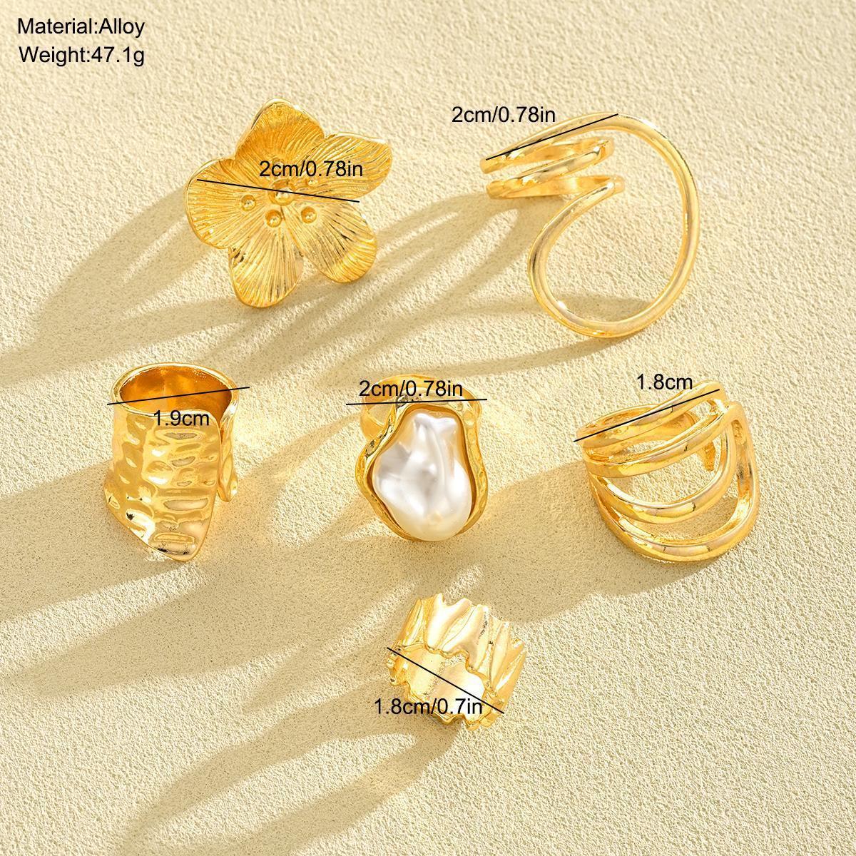 Damen modisches Ring-Set mit einzigartigen Designs und kreativen Formen Shop Nory