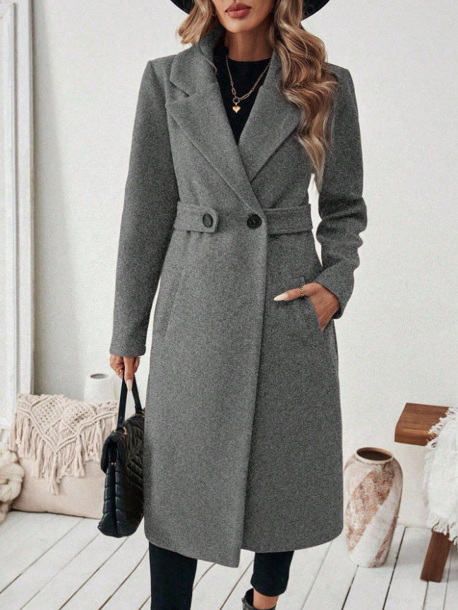 Damen Eleganter und moderner Langmantel