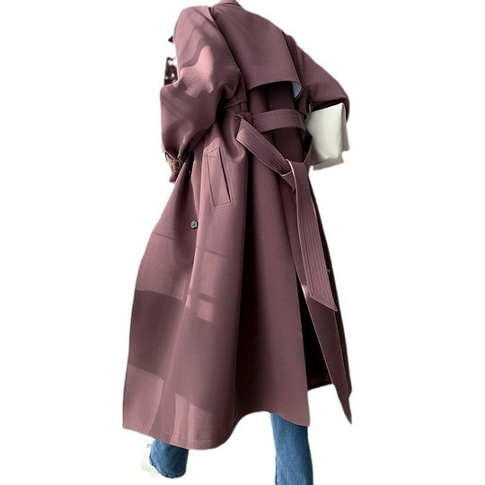 Damen Trenchcoat mit doppelter Knopfleiste und Taillengürtel Shop Nory