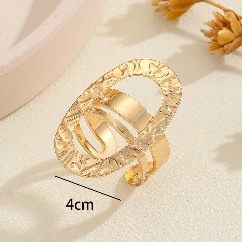 Damen Ring mit kunstvollem, skulpturalem Design Shop Nory