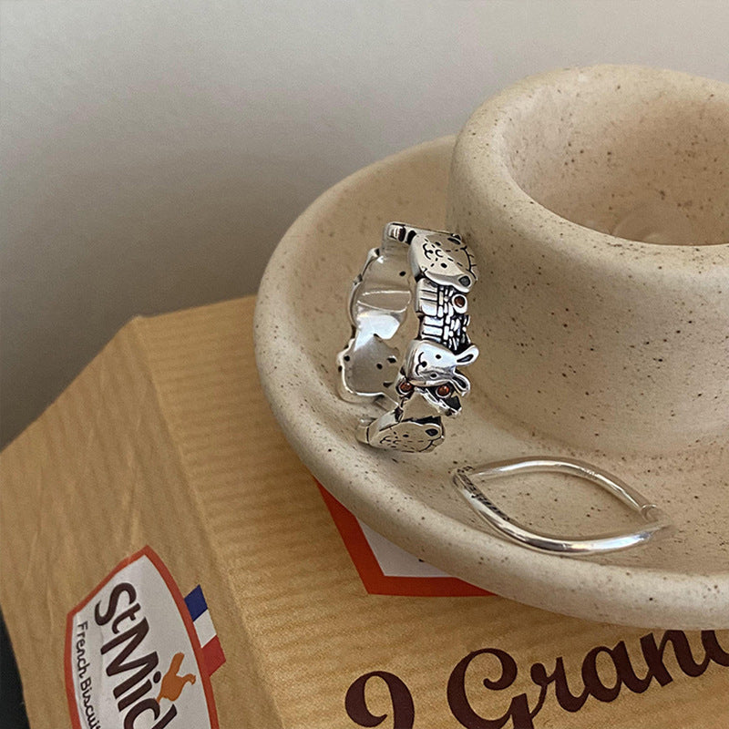 Damen Offener Ring mit inspirierendem Schriftzug und elegantem Design Shop Nory