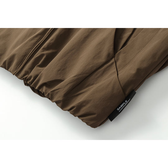 Unisex Kurz geschnittener Oversize-Boxy-Blouson mit hohem Stehkragen, geschwungener Taschenführung und elastischem Saum Shop Nory