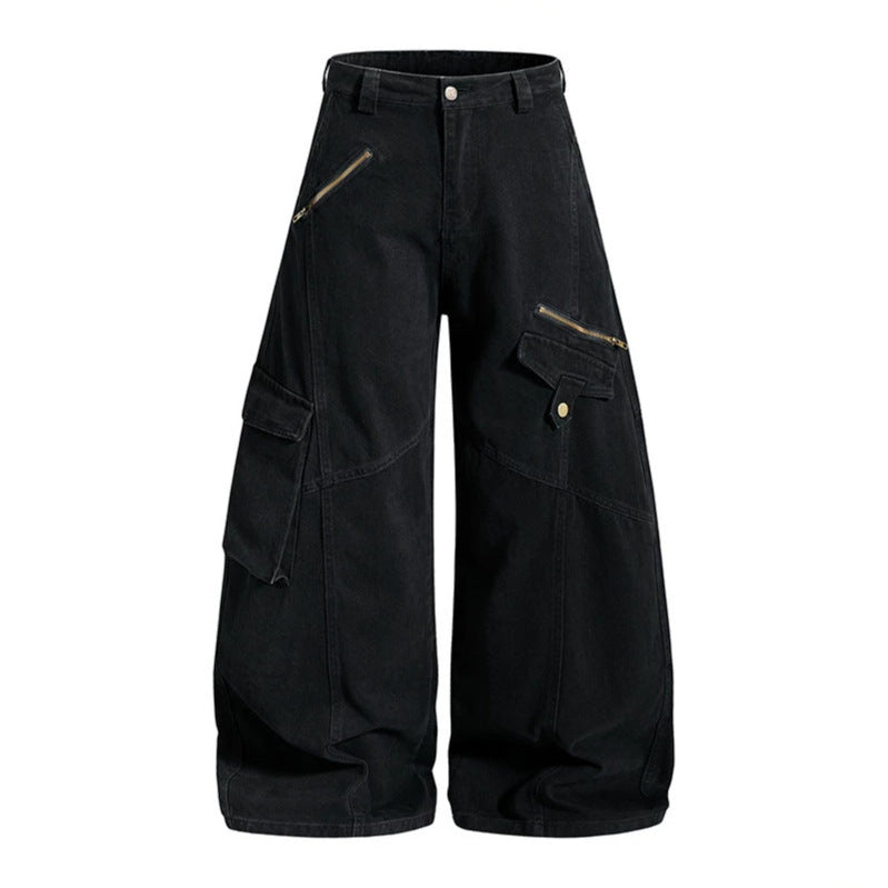 Damen Hochgeschnittene Baggy-Culotte mit Multi-Cargo-Taschen Shop Nory