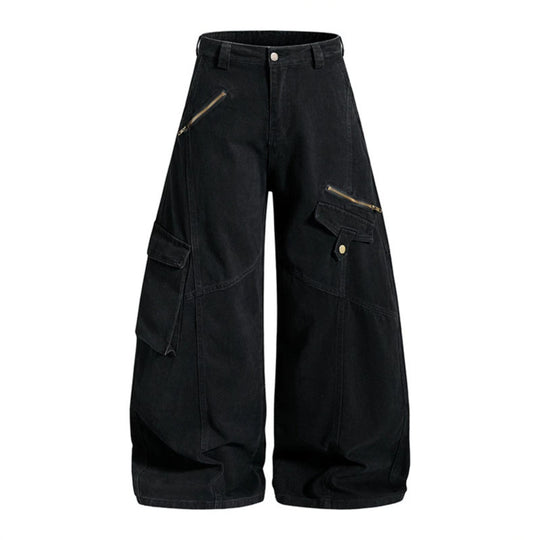 Damen Hochgeschnittene Baggy-Culotte mit Multi-Cargo-Taschen Shop Nory