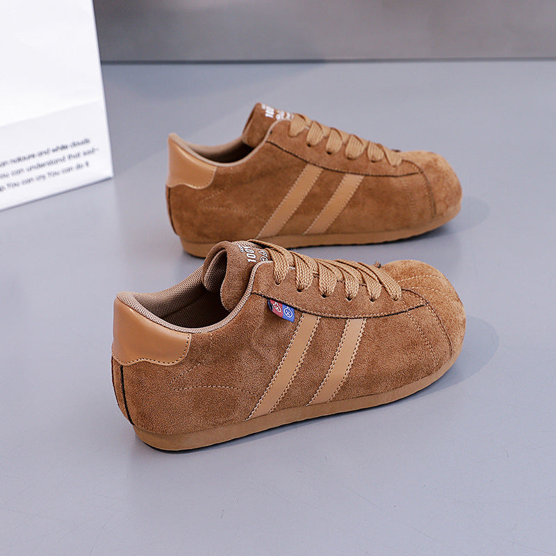 Damen Sneaker aus Rauleder mit komfortablem Fußbett