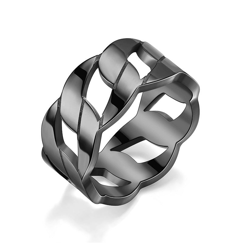 Damen Ring mit elegantem geflochtenem Blattmuster Shop Nory