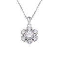 Damen exquisite Halskette mit funkelndem Kristallanhänger Shop Nory