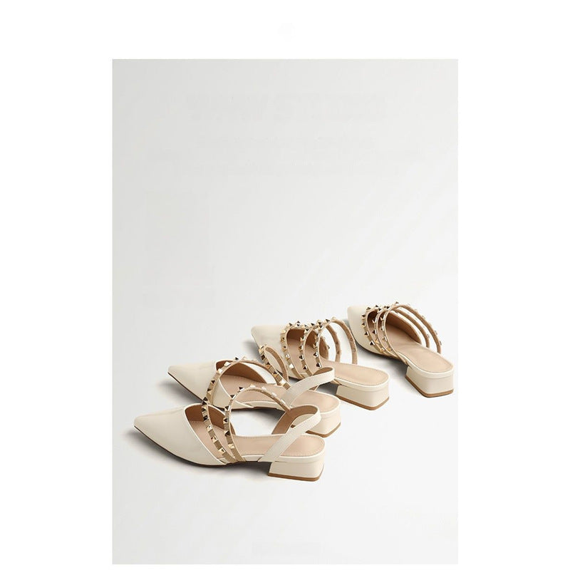 Damen Slingback Pumps mit glamouröser Strassverzierung