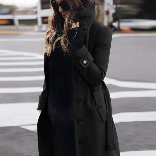 Damen Eleganter Langmantel