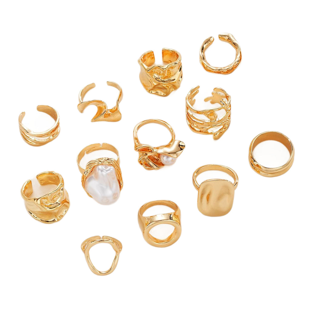 Damen Ring-Set aus einzigartigen, modern gestalteten Designs Shop Nory