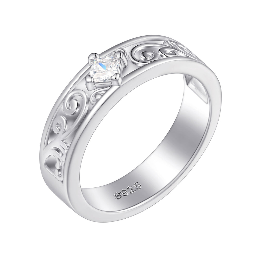 Damen eleganter Verlobungsring mit ovalem Design und funkelnden Zirkonia Shop Nory