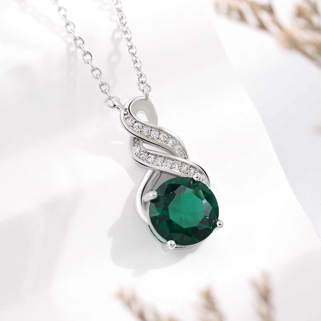 Damen elegante Ohrringe mit funkelndem Zirkon und geschwungenem Design Shop Nory