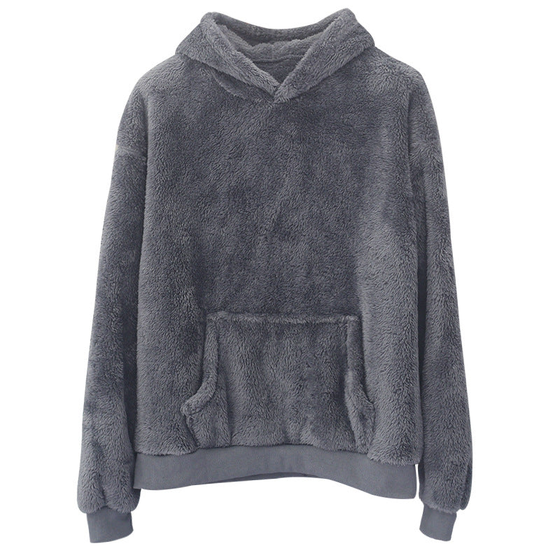 Herren kuscheliger Fleece-Hoodie
