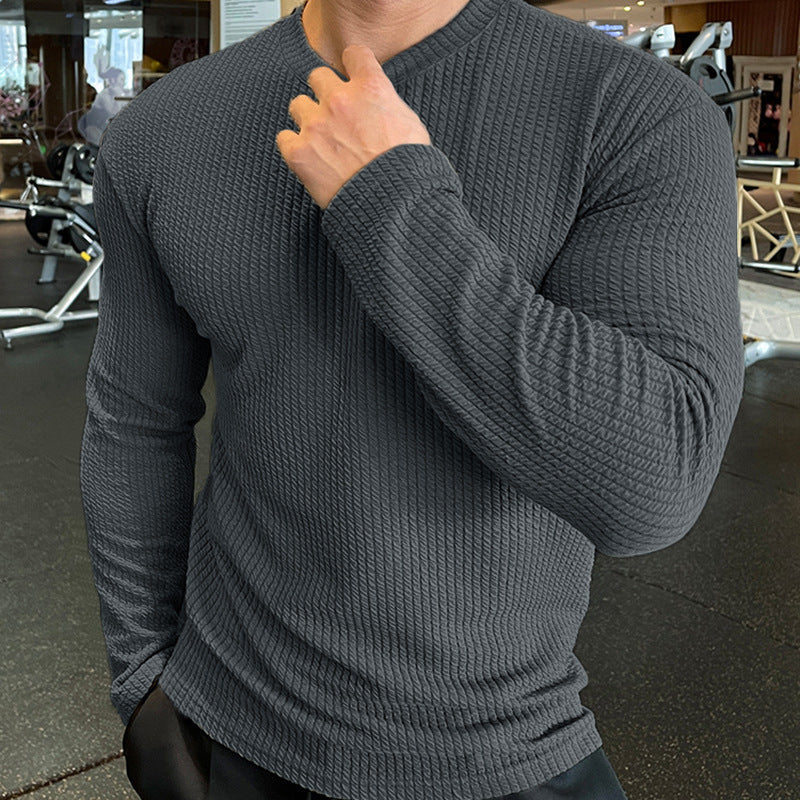 Herren Langarmshirt mit strukturiertem GewShopnorye