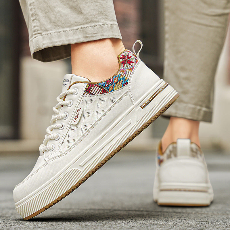 Damen Plateau-Sneaker mit Zierstickerei und gepolsterter Komfortsohle Shop Nory