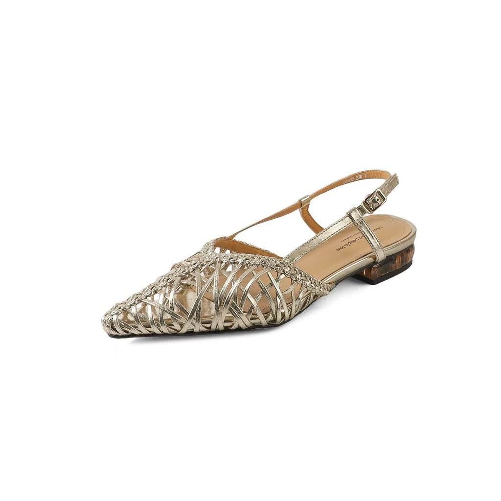 Damen Elegante und luftige Sandalen mit feinem Riemendesign