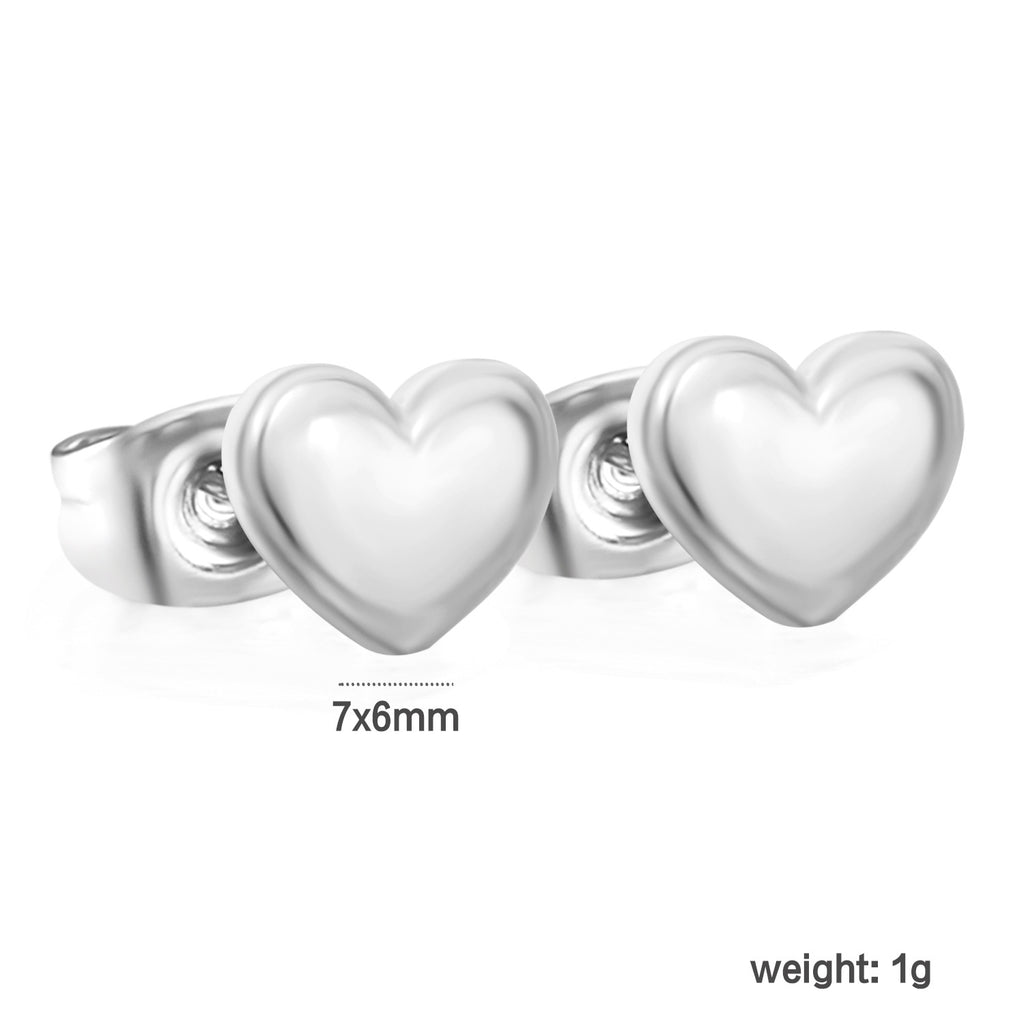 Damen Ohrstecker im Herzdesign Shop Nory