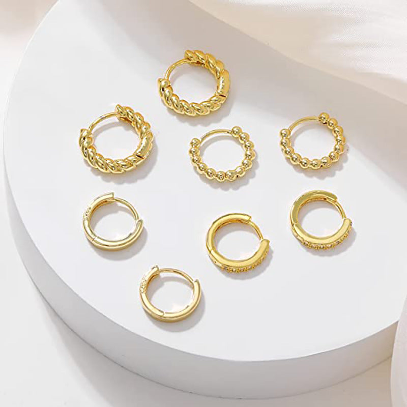 Damen Ohrhänger mit funkelnden Zirkonia-Akzenten und elegantem Design Shop Nory