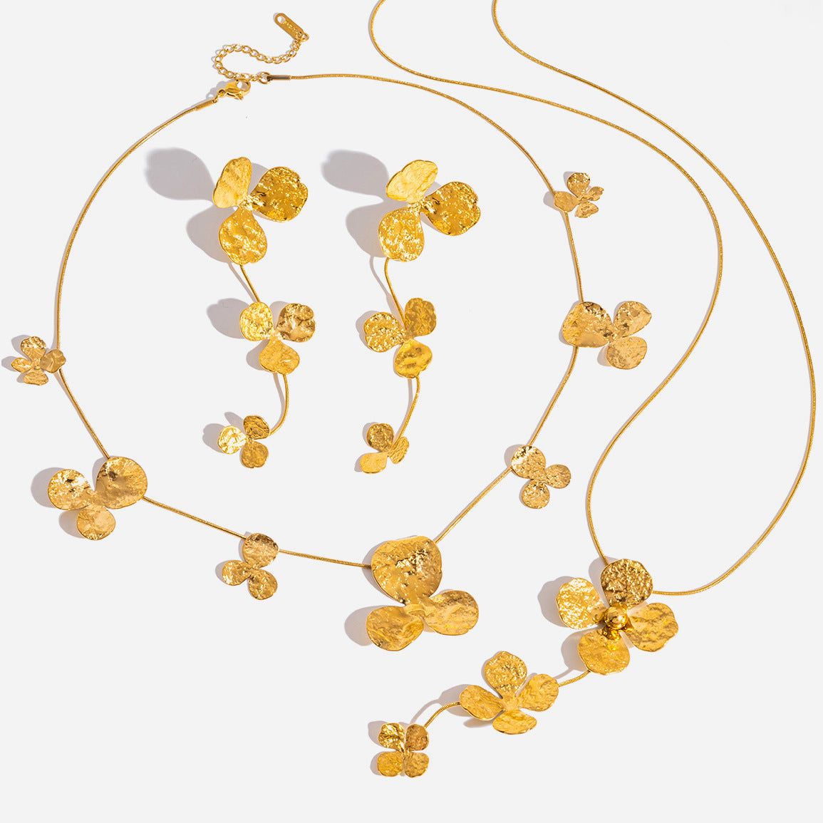 Damen Halskette mit floralem Design Shop Nory