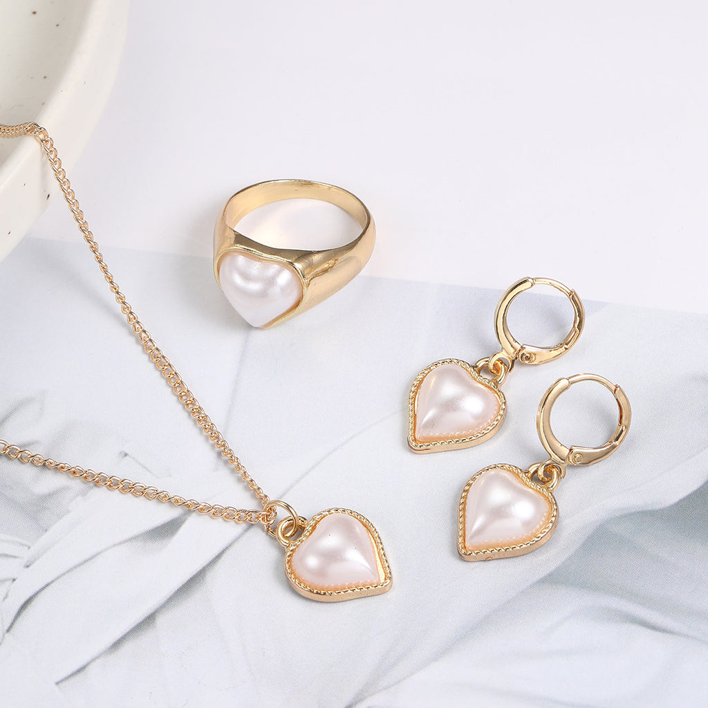 Damen Schmuckset mit romantischem Herzmotiv Shop Nory