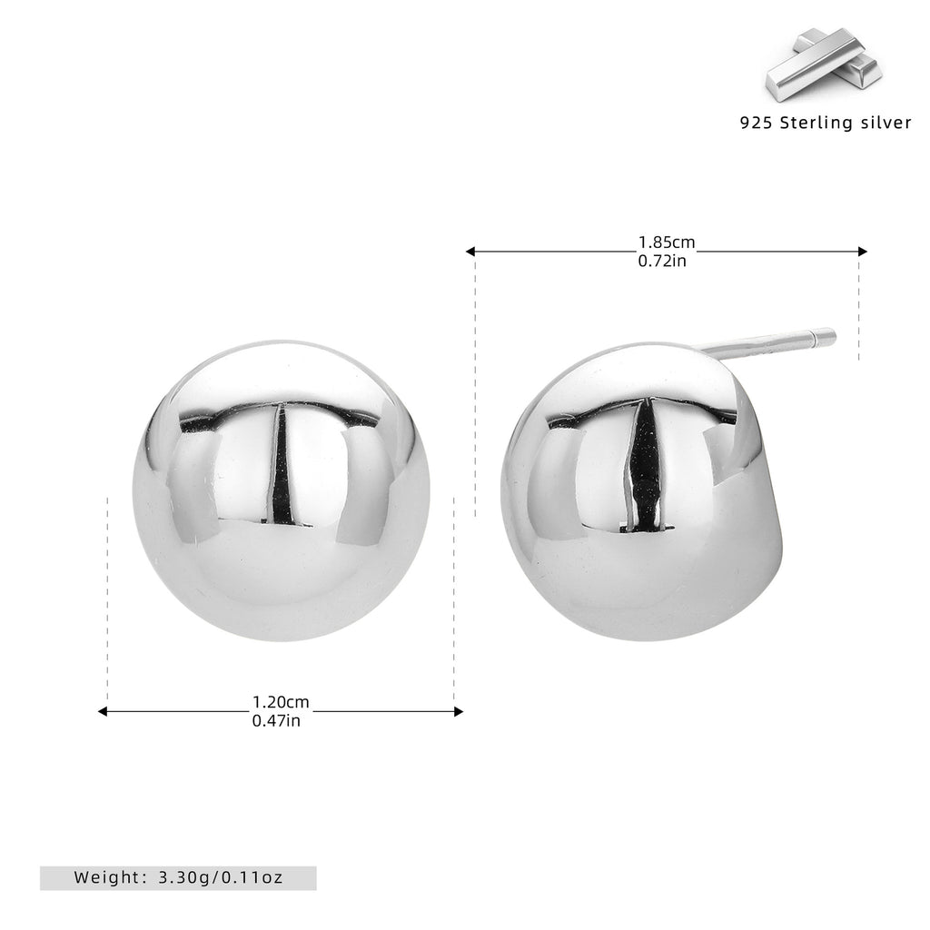 Damen Ohrstecker mit hochwertiger Goldbeschichtung und modernem Design Shop Nory