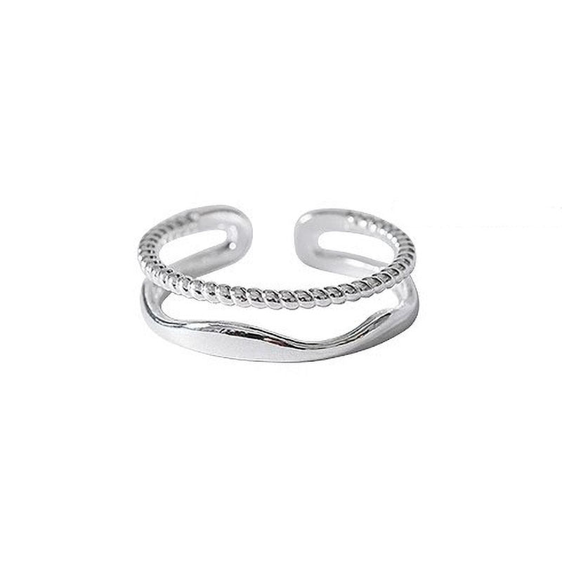 Damen Offener Ring mit filigranem Design und eleganten Akzenten Shop Nory